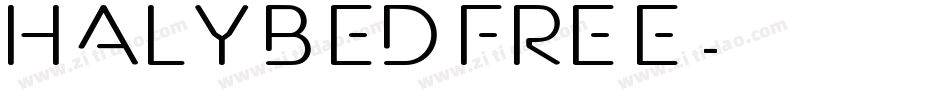 Halybed FREE字体转换